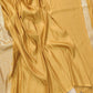 Yellow Mastard Mashru Silk Banarasi Saree