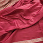 Red Mashru Silk Banarasi Saree