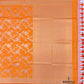 Orange Floral Jaal Design Banarasi Silk Saree