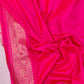 Pink Floral Jaal Design Banarasi Silk Saree