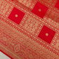 Red Banarasi Silk Saree