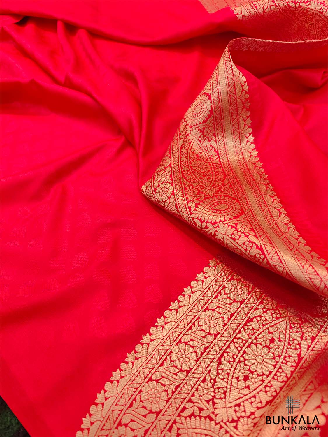 Red Banarasi Silk Saree