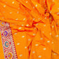 Yellow Meenakari Banarasi Silk Saree