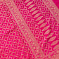 Pink Pure Khaddi Georgette Handloom Jaal Design Banarasi Saree