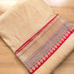 Stunning Handcrafted Beige Golden Pure Tissue Katan Silk Allover Small Buti Banarasi Saree with Contrast Border