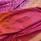 Intricately Woven Purple Pure Katan Silk Handloom Silver Zari Geometric Jaal Banarasi Saree with Meenakari Kadwa Border