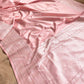 Classic Baby Pink Pure Katan Silk Handloom Allover Sona Rupa Small Kadwa Buti Banarasi Saree